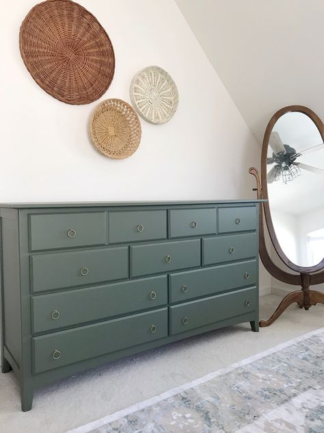 One Room Challenge Week 3: Painting Furniture the Easy Way! | R&R at home Green Painted Furniture, Chest Of Drawers Design, One Room Challenge, Challenge Week, Room Challenge, Fusion Mineral Paint, Painting Furniture, Mineral Paint, Easy Paintings