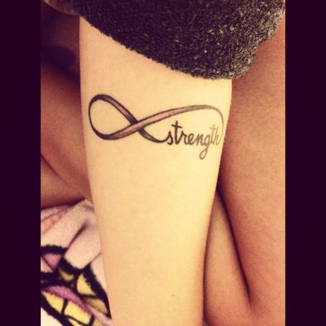 Tattoo Ideas Strength, Tattoo Breast, Pink Ribbon Tattoos, Survivor Tattoo, Super Tattoo, Band Tattoos, Ribbon Tattoos, Strength Tattoo, Butterfly Tattoos