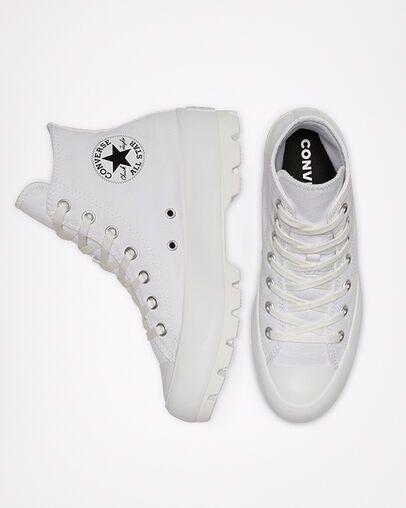 White Lugged Converse, All Star Lugged High Top, Lugged Converse, Converse Chuck Taylor All Star Lugged, Chuck Taylor All Star Lugged, All Star Lugged, Shoe Converse, Womens High Top Shoes, Womens Athletic Shoes