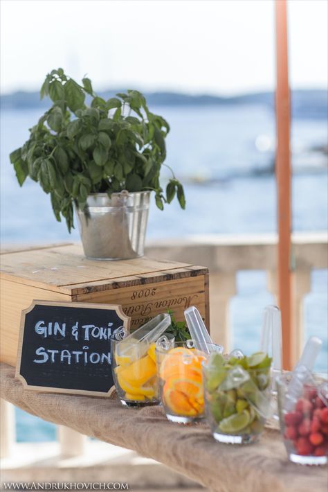 Drink Station Idea
Gin Tonic Station in Bonj Le Bains
Wedding in Hvar

#gintonicstation #foodstation #bridetobe #weddinginspiration #weddingcroatia #croatia #weddingincroatia #destinationwedding #wedding #croatianwedding  #weddinginhvar #europewedding #split #dubrovnikweddingplanner #weddingplannerhvar #weddingplanner #croatiawedding #hvarwedding #croatiafulloflife #viswedding #hvarweddingplanner  #hvar #bride  #instawedding #dubrovnik #adriaticweddingscroatia Gin Station Wedding, Gin Station Ideas Party, Gin Tonic Station, Gin And Tonic Station, Gin And Tonic Bar Station, Gin Station Ideas, Gin Station, Spritzer Bar, Drink Station Ideas