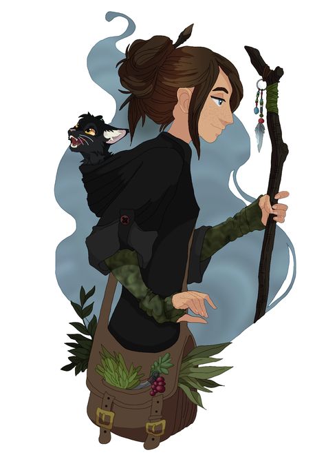 Modern Witch Modern Witch Design Character, Green Witch Character Design, Modern Witch Character Art, Witch Character Design Modern, Modern Witch Aesthetic, Witch Oc, Modern Witch Tarot, Modern Witch Illustration, The Modern Witch Tarot