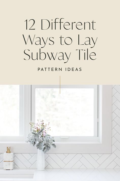 Ways To Lay Tile Backsplash, Ways To Stack Subway Tile, Subway Tile Orientation, Best White Subway Tile Kitchen, Ways To Lay Subway Tile Kitchen Backsplash, Undulated Subway Tile Backsplash, Subway Tiles Patterns, Kitchen Tile Backsplash Pattern, Backsplash Tile Layout Patterns