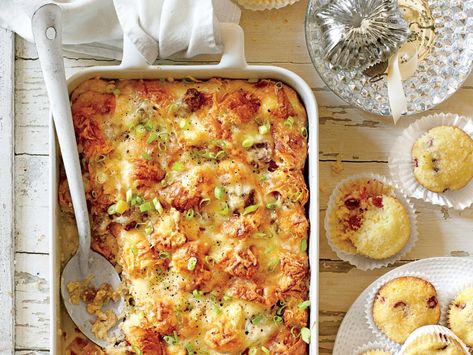 Croissant Casserole, Croissant Breakfast Casserole, Southern Living Recipes, Croissant Breakfast, Saturday Brunch, Breakfast And Brunch, Christmas Breakfast, Breakfast Recipes Casserole, Breakfast Brunch Recipes