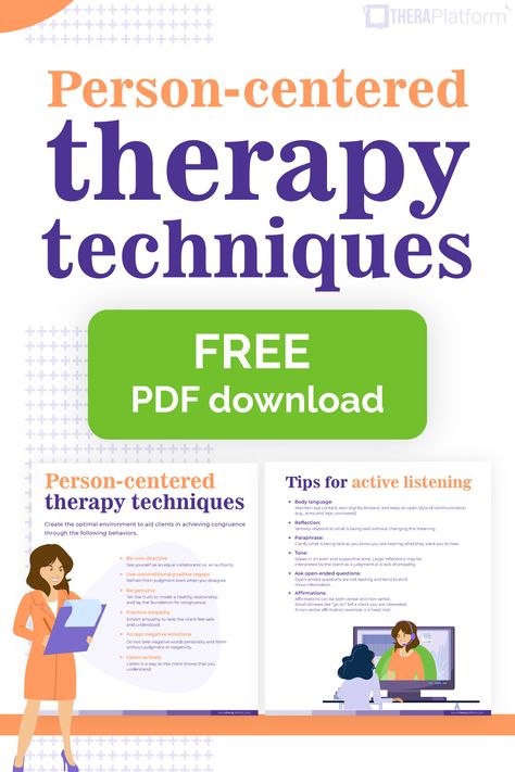 📝New work week, new work sheet! Get tips on behaviors to help create a safe therapy session environment as part of person-centered therapy. 👉 #personcenteredtherapy #counseling #TherapyResources #CounselingResources #MentalHealth Second Therapy Session, Person Centered Therapy Techniques, Person Centred Counselling, Person Centered Therapy Activities, Person Centered Therapy, Therapeutic Relationship, Couples Therapy Worksheets, Counselling Tools, Anger Management Worksheets