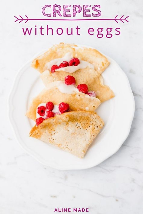 The best vegan crepes recipe you ever need to know! Eggless crepes are easy to make – let me show you how to make this vegan recipe at home! #crepes #recipe #vegan #best #eggless Eggless Crepe Recipe, Crepes Without Eggs, Vegan Crepes Recipe, French Crepe Recipe, Vegan Crepes, Chocolate Peanut Butter Desserts, French Crepes, Homemade Recipes Dessert, Easy Brunch Recipes