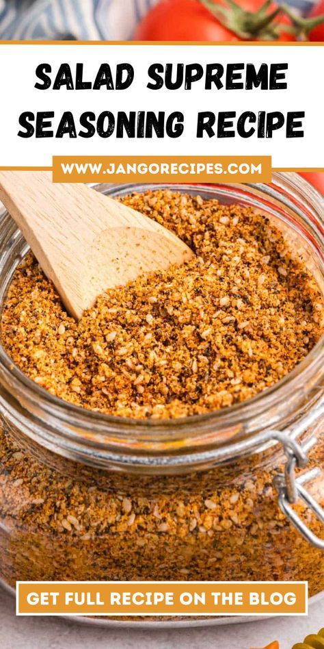 In this blog, I will share with you a Salad Supreme Seasoning Recipe that is extremely delicious. #SaladSupremeSeasoningRecipe #SeasoningRecipe Homemade Salad Supreme Seasoning, Diy Salad Supreme Seasoning, Mccormick Salad Supreme Seasoning Recipe, Salad Supreme Seasoning Recipe, Salad Seasoning Recipe, Salad Supreme Seasoning, Salad Seasoning, Brisket Rub Recipe, Salad Supreme