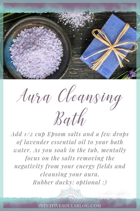 Aura Cleansing Bath, Spiritual Cleansing Bath, Cleansing Bath, Spiritual Bath, Bath Recipes, Aura Cleansing, Healing Spells, Ritual Bath, Spiritual Cleansing