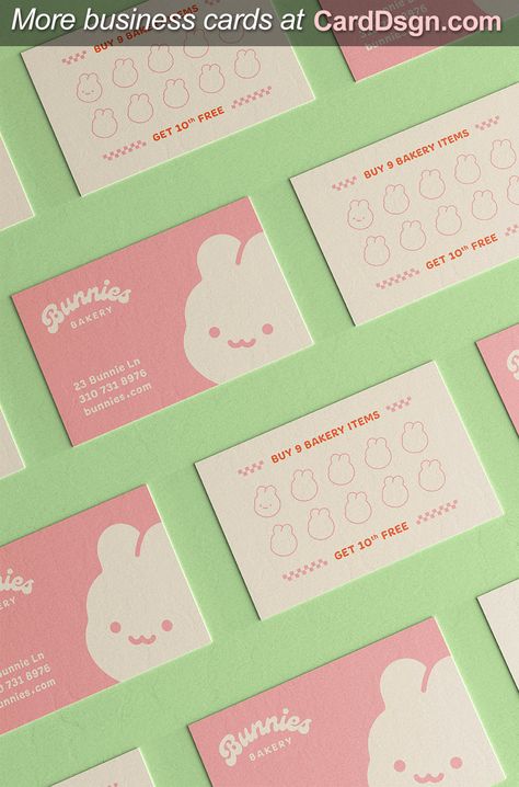 Bussines Card Design Ideas Nails, Business Card Ideas Cute, Business Card Ideas Aesthetic, Business Card Design Illustration, Business Mailer Design, Bussines Card Designer, Graphic Design Inspo Canva, Trendy Branding Design, Thank You Package Ideas