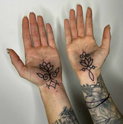 Palm Wrist Tattoo, Palm Tattoos For Women Hand, Ornamental Palm Tattoo, Ornamental Hand Tattoo, Written On The Body, Palm Tattoo, Moroccan Inspiration, Hand Tats, Ornamental Tattoo