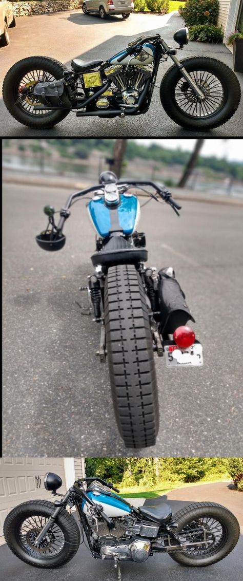 Custom Dyna, Dyna Bobber, Bobber Custom, Harley Davidson Dyna, Custom Harleys, Bikes For Sale, Custom Bikes, Bel Air, Forks