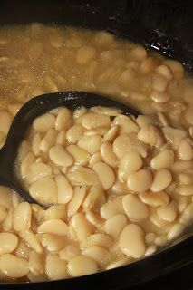 These simple 3 ingredient smokey lima beans are slow cooked all day in the Crock- Pot. You can serve them  as a side dish or they're hearty- and delicious- enough to be a meal on their own. Southern Lima Beans, Cooking Lima Beans, Beans Recipe Crockpot, Lima Bean Recipes, Butter Beans Recipe, Beans In Crockpot, Lima Beans, Crockpot Dishes, Butter Beans