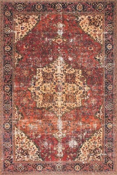 Red persian rug