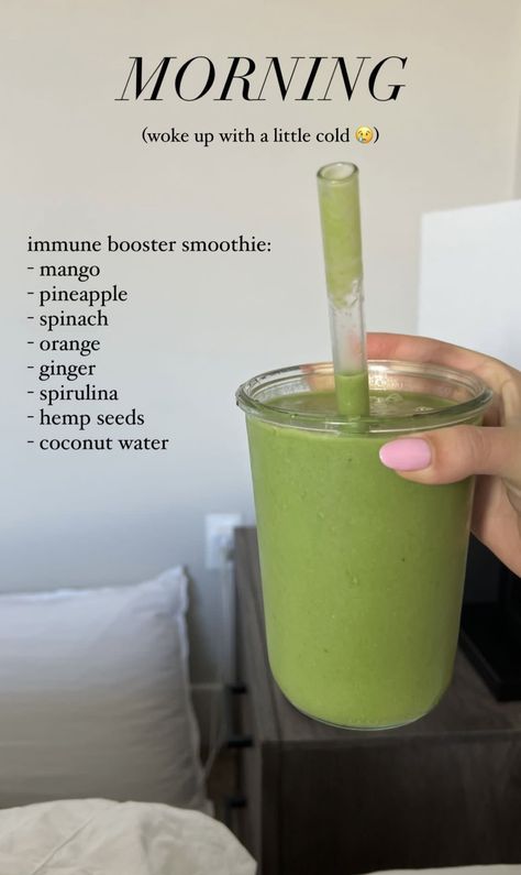 Green Smoothie Aesthetic, Immune Booster Smoothie, Smoothie Aesthetic, Homemade Gift Ideas, Christmas Homemade, Smoothie Drink Recipes, Juicer Recipes, Gift Ideas Christmas, Healthy Drinks Smoothies