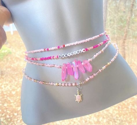 Pretty Waist Beads, Homemade Waist Beads, African Waist Beads Aesthetic, Clay Waist Beads, Waist Bead Designs, Beaded Waist Beads, Cute Waist Beads, Waist Beads Designs, Waisted Beads