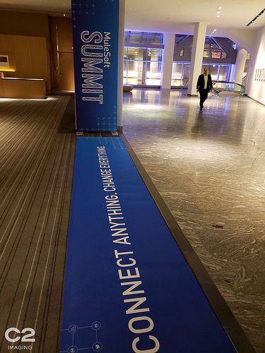 Conference Floor and Wall Graphics | by C2 Imaging Tradeshow Signage, Conference Signage, Conference Decor, Experiential Marketing Events, Models Architecture, Conference Branding, Concept Models Architecture, Football Theme, Experiential Marketing