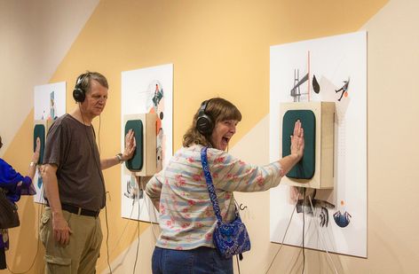 Binary Outcomes — Connective Tissue Museum Wall Display, Interactive Design Installation, Interactive Exhibition Design, Interactive Art Wall, Museum Interactive, Exhibit Design Inspiration, Interactive Exhibit, Museum Exhibition Design, Interactive Museum