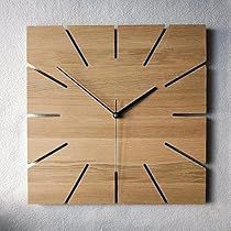 Wood Clock Design, Natural Wood Decor, Minimalist Clocks, Rustic Wall Clocks, Wall Clock Wooden, Diy Clock Wall, Into The Wood, Lucky Luke, Unique Clocks