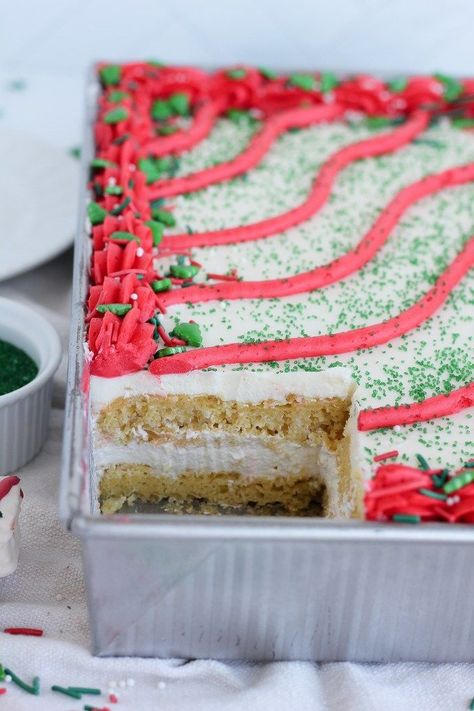 Little Debbie Christmas Tree Sheet Cake Little Debbie Christmas Tree Cake Dip, Christmas Tree Little Debbie Cake, Little Debbie Christmas Tree, Healthier Treats, Christmas Trimmings, Lock Pick, Little Debbie, Tree Cake, Sheet Cakes