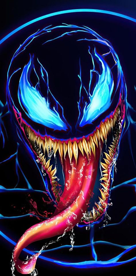 Venom Portrait, Kapten Marvel, Venom Tattoo, Venom 2, Venom Art, Venom Comics, Marvel Venom, Marvel Artwork, Marvel Comics Wallpaper