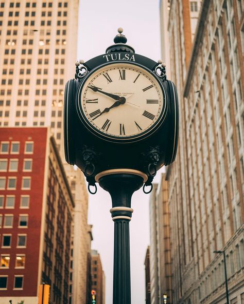 Right on time Tulsa Time, Downtown Tulsa, Building Photography, Holiday Deco, Tulsa Oklahoma, Posters Framed, World Cities, Framed Wall, Oklahoma