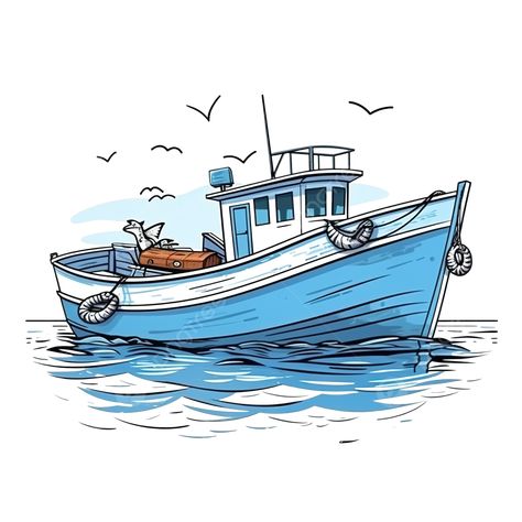 Cartoon Boat Drawing, Fishing Boat Drawing, Boat Sketch, Congratulations Images, Boat Camping, Boat Logo, Boat Illustration, Nice Drawings, Boat Drawing