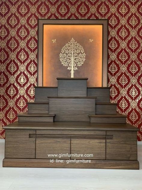 ဘုရားစင် Design, Dressing Table Ideas Indian, Temple Room Design For Home, Luxury Pooja Room Design, Wash Basin Mirror Design, Basin Mirror Design, Small Dressing Table Ideas, Small Pooja Room Ideas, Home Temple Ideas Puja Room