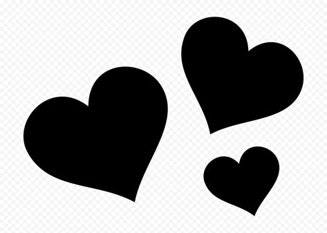 Original Background, Shape Silhouette, Silhouette Png, No Background, Art Png, Black Heart, Free Png, Png Image, Png Images