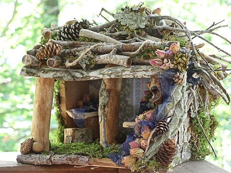 Gnome Home, Fairy Village, Faeries Gardens, Fairy Furniture, Mini Fairy Garden, Gnome House, Fairy Garden Houses, Woodland Fairy, Diy Fairy