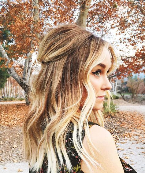 Top 8 wedding hairstyles for bridal veils Lauren Conrad Hair, Kristin Ess, Balayage Blond, Bridesmaids Hair, Hot Hair Colors, Gorgeous Hair Color, Awesome Hair, Long Blonde, Easy Hair