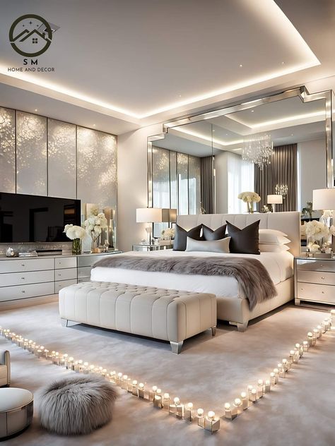 Dream House Interior Bedrooms, Luxurious Bedrooms Interior, Rich Room, Coolest Hotels, Stylish Bedroom Ideas, Art Decor Ideas, Mansion Rooms, Mansion Bedroom, Ragnarok Online