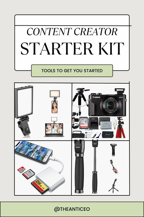 Unlock your creative potential with our handpicked Content Creator Starter Kit. Discover the must-have tools, and beginner-friendly equipment to kickstart your content creation journey. Empower your storytelling with the best content creator resources and elevate your online presence. Level up your content game and bring your vision to life. Start creating captivating content that resonates with your audience today! Social Media Marketing Content, Essential Tools, Social Media Tool, Editing Tutorials, Digital Content, Online Presence, Social Media Tips, Content Creation, Digital Media