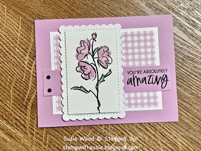 Stampin Up Color And Contour, Hand Penned Dsp, Hand Penned Petals, Dawns Stamping Thoughts, 21 Cards, Color Contour, Tag Ideas, Wink Of Stella, Card Layouts