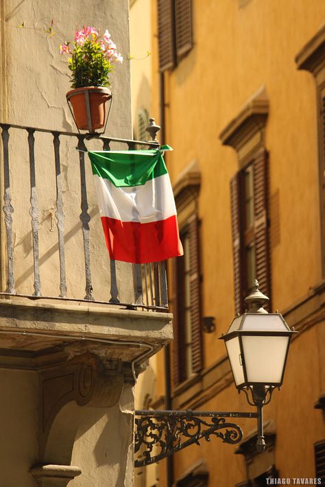 Bella Italia. by Thiago Tavares / 500px Italian Flag, Florence Italy, Florence, Flag, Italy, Flowers