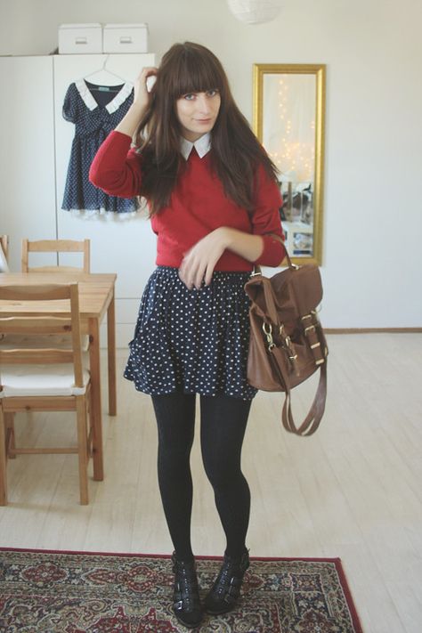 2010 Hipster, Fall Comfy Outfits, Zooey Deschanel Style, House Wear, Birkenstock Outfit, Rachel Berry, Collared Top, Cute Outfits For School, Mode Casual