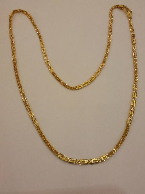 Gold Chains For Men Indian, Mens Gold Chain Necklace, Fashion Jewelry Necklaces Gold, Modern Gold Jewelry, Gold Chain Design, Gold Bridal Jewellery Sets, Mens Gold Jewelry, Gold Jewelry Stores, Antique Gold Jewelry