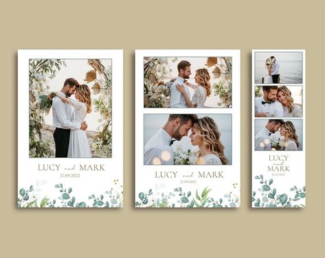 Wedding Album Templates, Bible Object Lessons, Photobooth Template, Booth Wedding, Birthday Photo Booths, Folder Templates, Photos Booth, Template Png, Photo Booth Frame