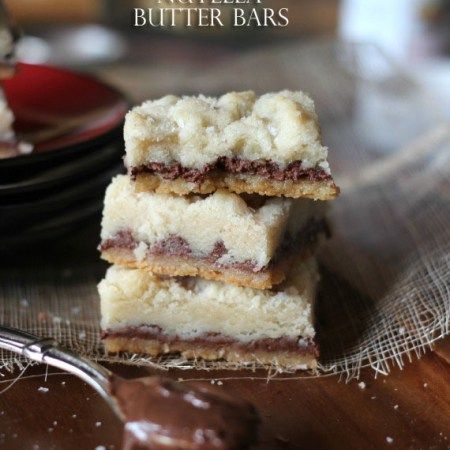 Salted Nutella Butter Bars Nutella Bars, Nutella Bar, Bars Cookies, Cookies And Cups, Butter Bars, Nutella Recipes, Buttery Cookies, Bar Cookies, Fun Recipes