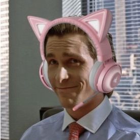 Pat Bateman, Cat Headphones, Patrick Bateman, Free Avatars, Hey Bro, Sigma Male, Hey Handsome, Better Call Saul, Pink Girly Things