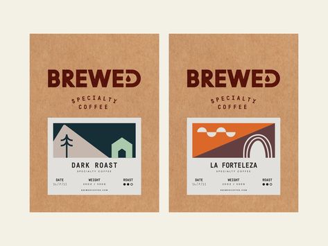 Branding for Brewed Coffee ☕ by Mustafa Akülker for Marka Works Branding Agency on Dribbble Modern Coffee Shop, Coffee Label, Drinks Packaging Design, Typography Layout, Brewed Coffee, Coffee Shop Design, Wine Packaging, Coffee Packaging, Coffee Branding