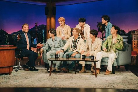 Bts James Corden, Papa Mochi, Late Night Show, Late Late Show, James Corden, The Late Late Show, Bts "on", American Music Awards, Bulletproof Boy Scouts