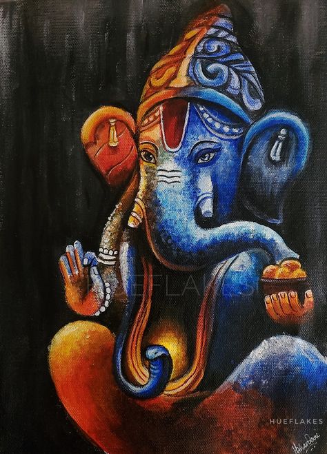 Ganesh chaturthi, ganpati bappa morya, acrylic painting of hindu God, indian festival art, abstract god drawings, shri ganesh, indian God drawing Acrylic Indian Painting, Canvas Painting Ideas Indian Gods, Abstract Ganesha Painting Modern, Vinayaka Paintings, Ganesh Canvas Painting Easy, Vinayaka Drawing, Abstract Painting Of God, Ganpati Paintings Acrylics, Ganesh Art Paintings Acrylics