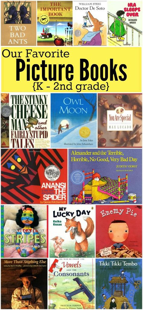 Our Favorite Picture Books for K-2nd grade | This Reading Mama Books For Second Graders, 2nd Grade Books, Read Aloud Books, 2nd Grade Reading, Mentor Texts, Grade Book, Classroom Library, Favorite Picture, Book List