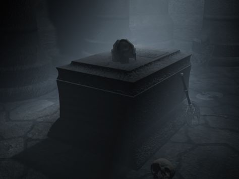 balins tomb The Locked Tomb Aesthetic, Tomb Aesthetic, Fantasy Tomb, Props Illustration, Pyramus And Thisbe, Fantasy Inspo, Locked Tomb, Creative Story Ideas, Fantasy Scenery