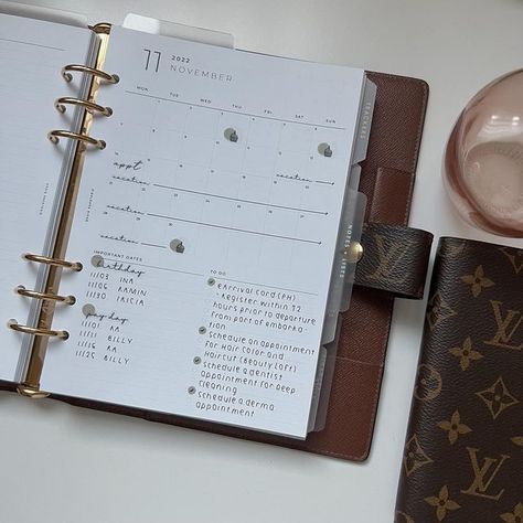 Louis Vuitton Journal, Luxury Planner Aesthetic, Lv Planner Aesthetic, Lv Gm Agenda, Louis Vuitton Planner Aesthetic, Planner Louis Vuitton, Lv Planner, Agenda Aesthetic, Aesthetic Agenda