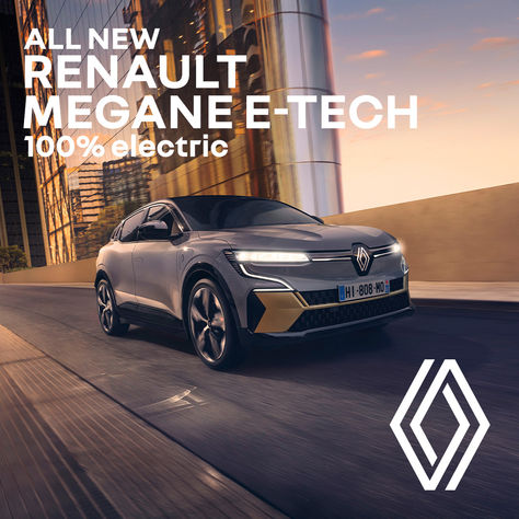 New Renault, Driving Range, Renault Megane, Car Exterior, Electric Car, Electric Power, Media Center, Test Drive, Driving Test