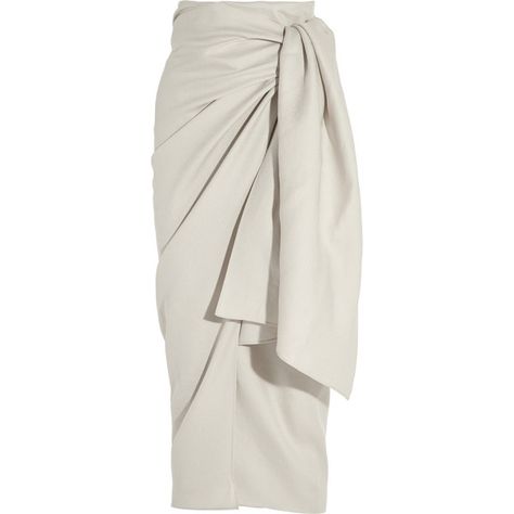 Joseph Twill wrap skirt (£340) ❤ liked on Polyvore featuring skirts, bottoms, grey, long wrap skirt, wrap skirt, grey skirt, long grey skirt and long twill skirt Knotted Maxi Skirt, Tie Wrap Skirt, Wrap Skirt Long, Long Grey Skirt, Knotted Skirt, Knot Skirt, Grey Maxi Skirts, Long Wrap Skirt, Tie Dye Maxi Skirt