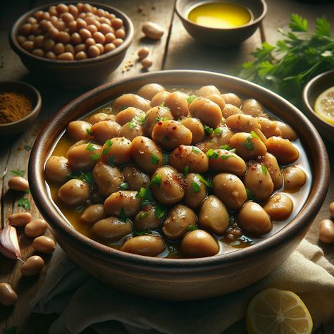 Cooking up Joy - Made with love: Flavorful Foul Mudammas Foul Mudammas, Middle Eastern Cuisine, Fava Beans, Canned Beans, Eastern Cuisine, Savory Breakfast, Saute Onions, Dried Beans, Fresh Parsley