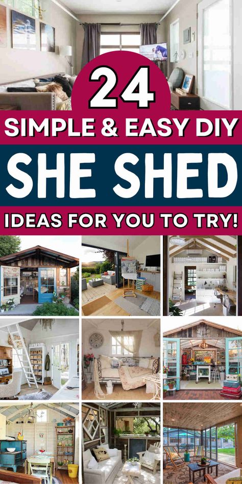 She Shed Studio Apartment, Outdoor Shed Makeover Interior, She Shed Laundry Room, Tiny Retail Space Design, Craft She Shed Ideas, She Shed Organization, Inside Shed Ideas, Craft Shed Interior, Tiny Shed Ideas