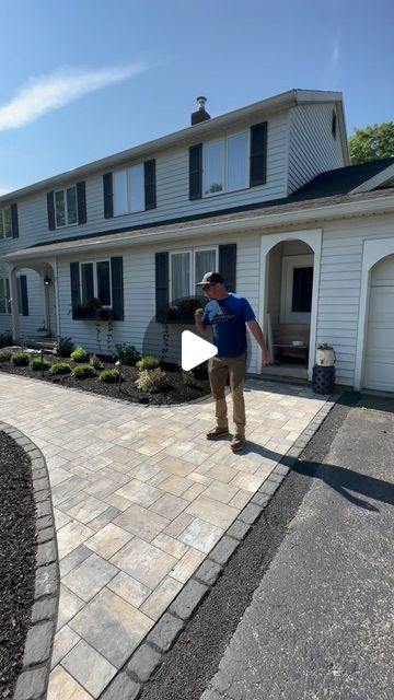 Sensenig's Landscape Supply on Instagram: "Adding or replacing a walkway? We have a ton of options to get you started. Project by @fairway_landscape_concepts" Walkways To Front Door, Landscape Concept, Landscaping Supplies, July 16, Walkway, Front Door, Entryway, On Instagram, Instagram