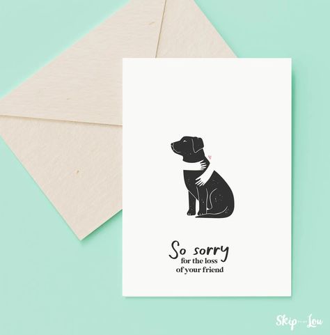 Remembering Beloved Companions: Free Printable Pet Sympathy Cards | Skip To My Lou Dog Sympathy Card, Heartfelt Condolences, Cat Sympathy, Sympathy Greetings, Sympathy Card Messages, Sympathy Messages, Pet Sympathy Cards, Dog Sympathy, Free Printable Cards